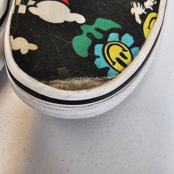 VANS Better Day Slip-on Skate Shoe Sneaker Mens 4.5 Womens 6 Low Smileys Rainbow - Picture 9 of 14